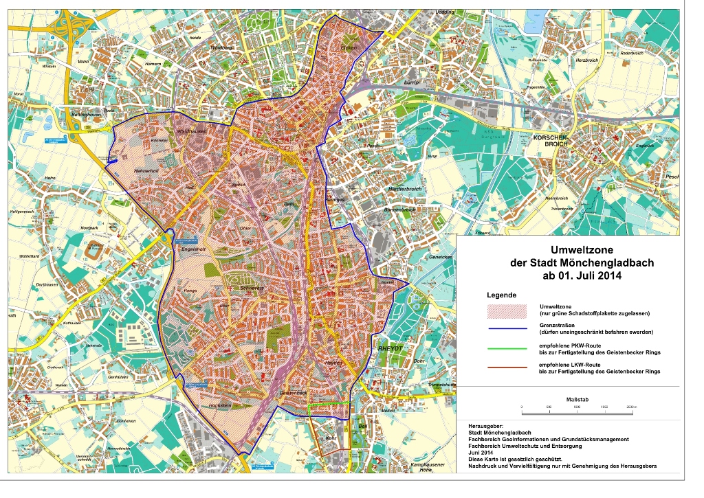 Burgerzeitung Fur Monchengladbach Und Umland 1 0 Blog Archiv Ab 01 Juli 14 Nur Noch Mit Grun Durch Die Umweltzone Rund 0 Schilder Werden Geandert