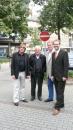 Gerd Kaumanns, Reiner Kellermann (als Gast), Manfred Lünzner und Ralf Winkels (v.l.)