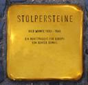 Stolperstein (Muster); Quelle: www.moenchengladbach.de; Foto: Uta Franke